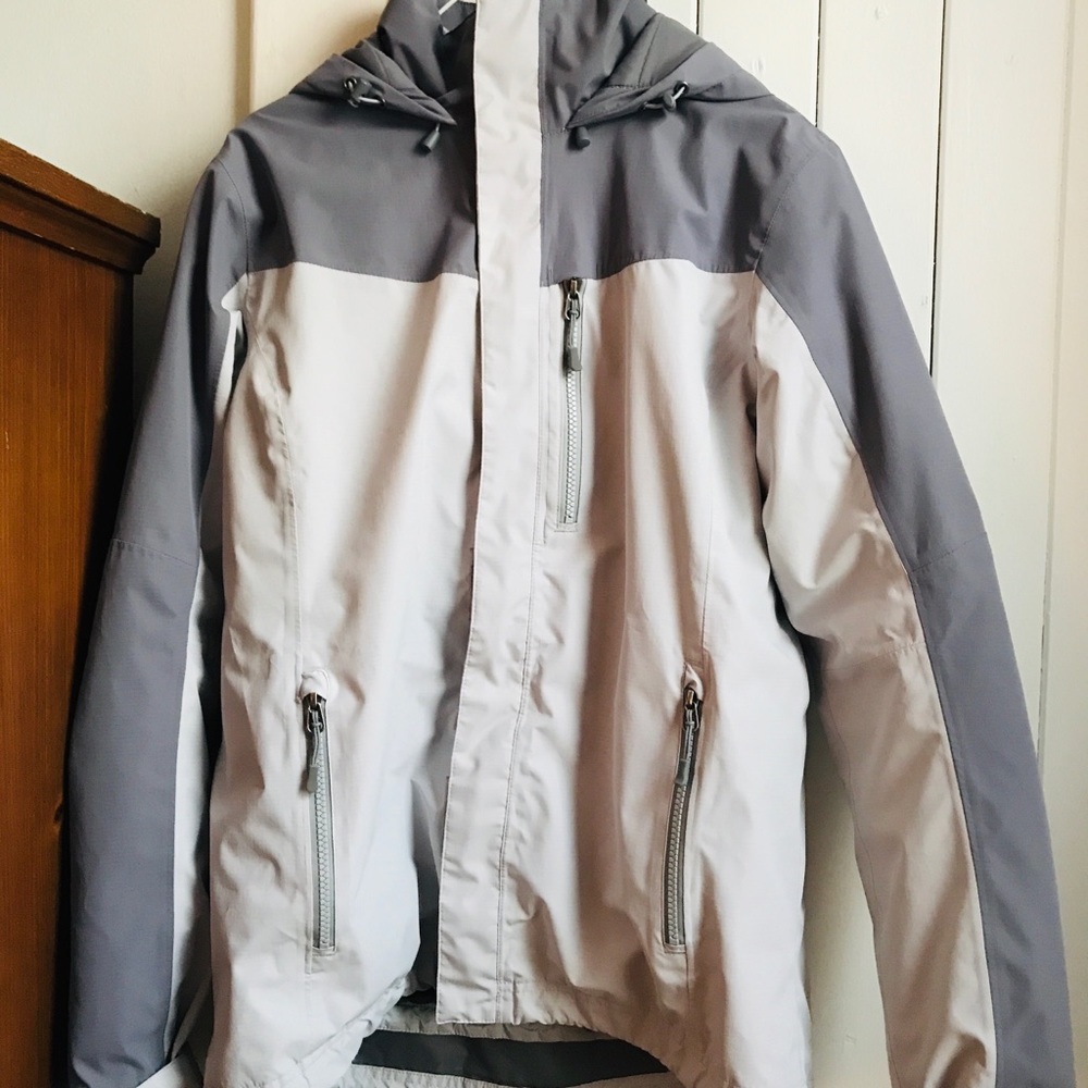 Wind-resist waterproof, two-layers, hooded jacket